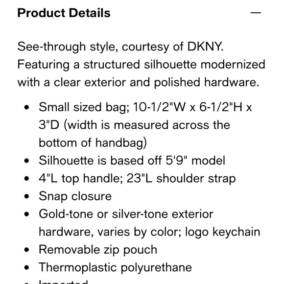 NWT DKNYC CLUTCH, SHOULDER, OR CROSSBODY PURSE - Picture 5 of 5